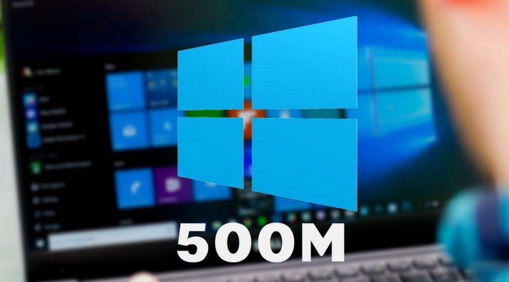 500 INSTALACIONES DE WINDOWS 10